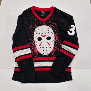 Friday The 13th Jason Voorhees Horror Movie Hockey Jersey Men's Size Medium